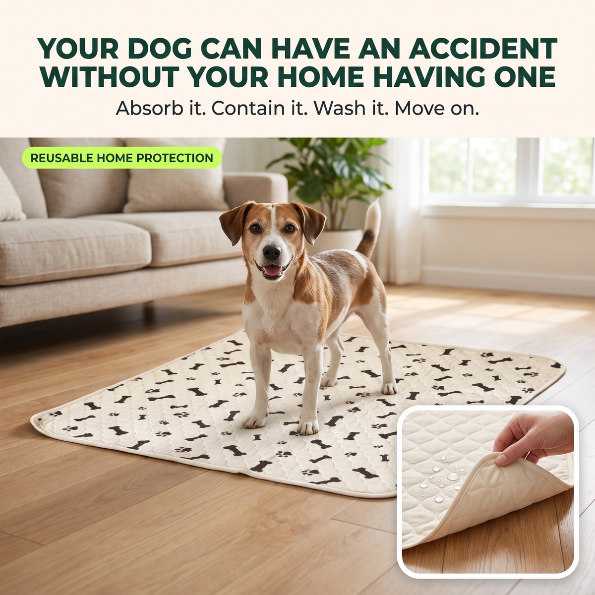 PetRoot™ PottyPlace Durable Leak-Free Pads