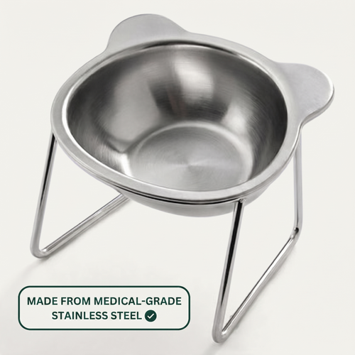 PetRoot™ Orthopedic Stainless Steel Cat Bowl